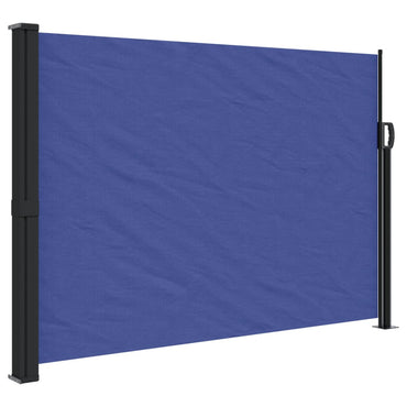 vidaXL Store latéral rétractable bleu 140x300 cm