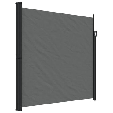 Store latéral escamotable vidaXL anthracite 200x500 cm