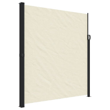 vidaXL Seitenmarkise Ausziehbar Creme 220x600 cm