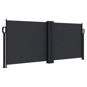 vidaXL Store latéral rétractable Noir 100x600 cm