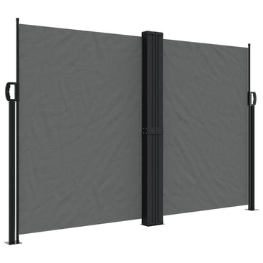 Store latéral extensible vidaXL anthracite 160x600 cm