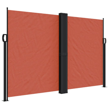Store latéral rétractable vidaXL Rouge terre cuite 160x600 cm