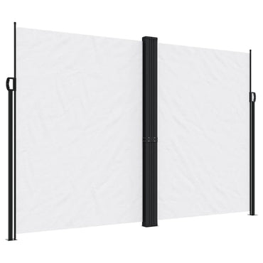 vidaXL Store latéral rétractable Blanc 220x600 cm