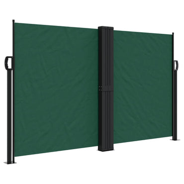 vidaXL Brise-vue latéral rétractable Vert Foncé 140x1000 cm