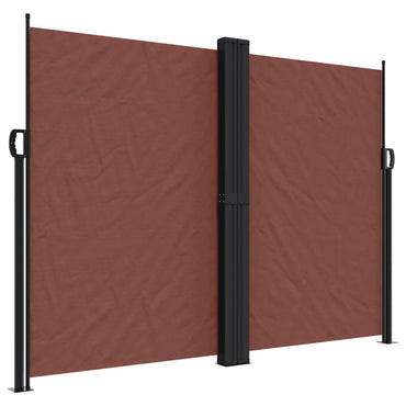 vidaXL Store latéral rétractable Marron 180x1000 cm