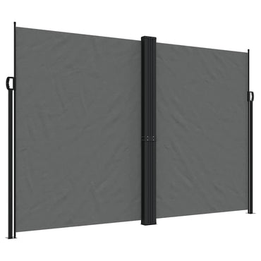 vidaXL Seitenmarkise Ausziehbar Anthrazit 220x1000 cm