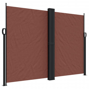 vidaXL Store latéral rétractable Marron 180x1200 cm