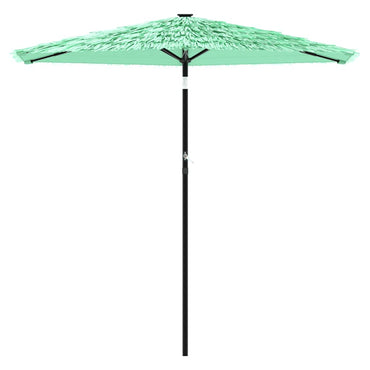 vidaXL Sonnenschirm mit Stahlmast Grün 268x268x226 cm