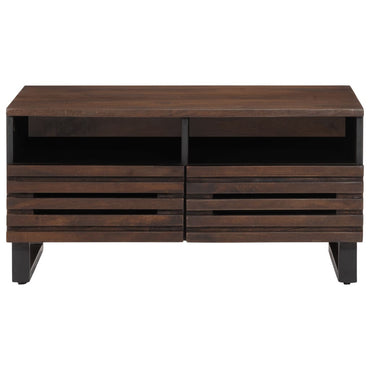 vidaXL Couchtisch Braun 80x55x40 cm Massivholz Mango