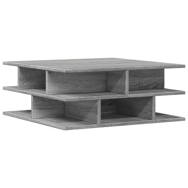 vidaXL Table basse gris sonoma 70x70x29 cm aggloméré