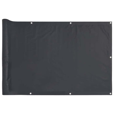 vidaXL Balkon-Sichtschutz Anthrazit 300x90 cm PVC