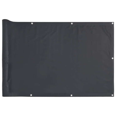 vidaXL Balkon-Sichtschutz Anthrazit 400x120 cm PVC