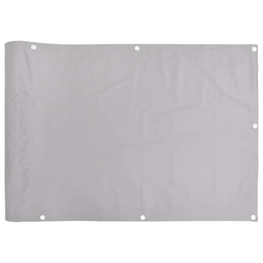 vidaXL Balkon-Sichtschutz Grau 300x120 cm PVC