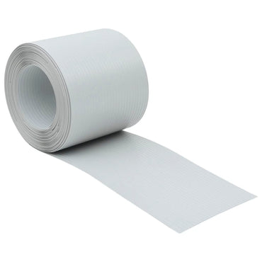 vidaXL Sichtschutzstreifen 10 Stk. Hellgrau 252,5x19 cm PVC
