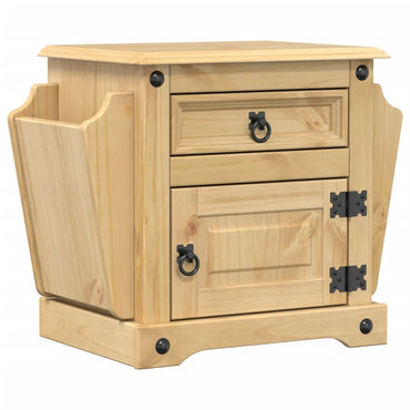 vidaXL Nachttisch Corona 45x35x47,5 cm Massivholz Kiefer