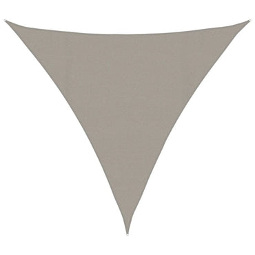 vidaXL Sonnensegel 160 g/m² Dreieckig Hellgrau 4,5x4,5x4,5 m HDPE