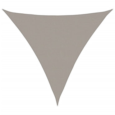 vidaXL Sonnensegel 160 g/m² Dreieckig Hellgrau 5x5x5 m HDPE