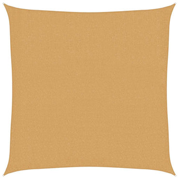 vidaXL Voile d'ombrage Carré 2,5x2,5 m HDPE 160 g/m² Sable