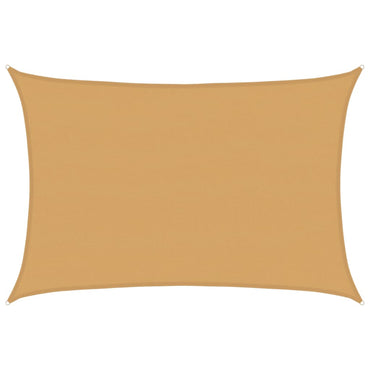 vidaXL Sonnensegel 160 g/m² Rechteckig Sandfarben 5x7 m HDPE