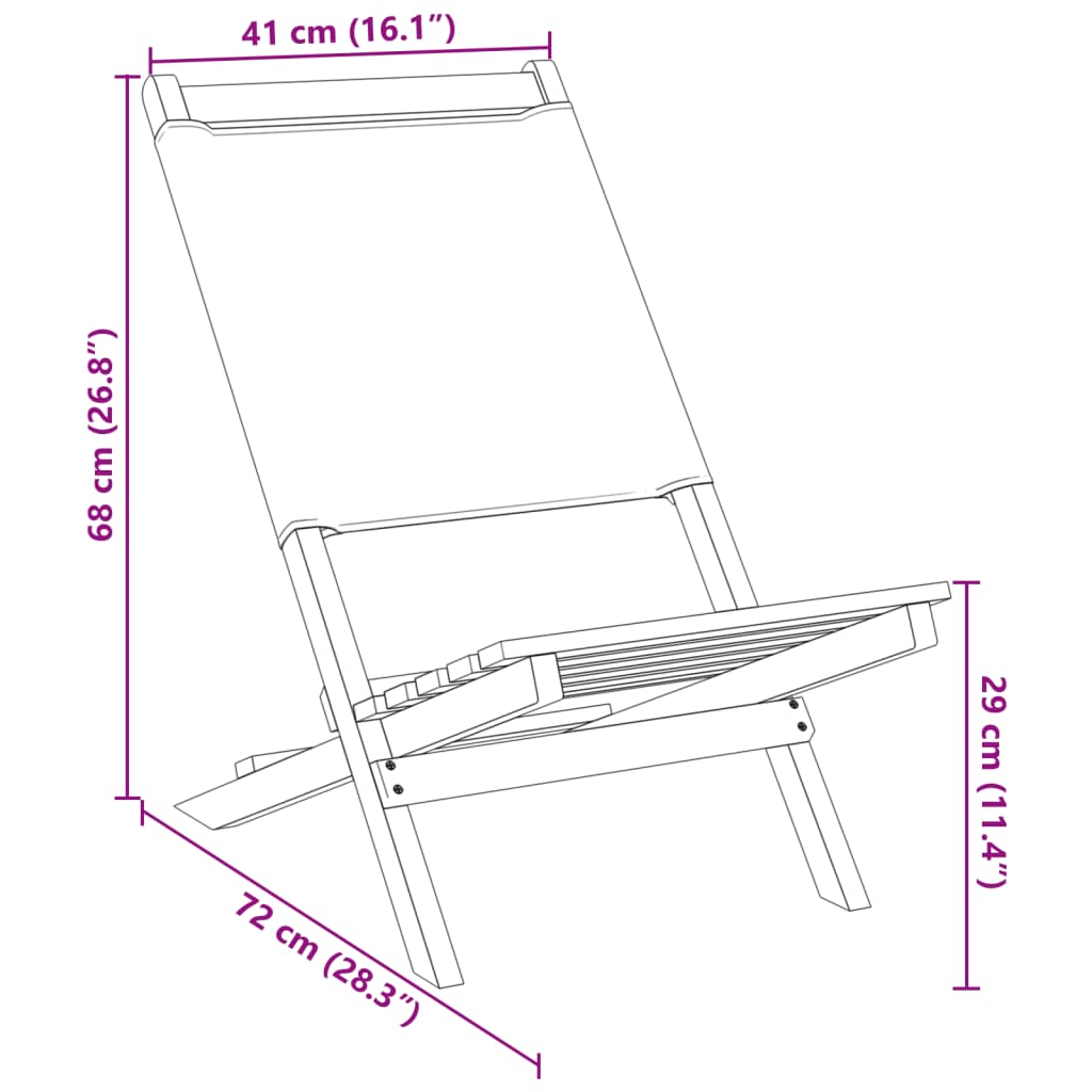 vidaXL Chaises de jardin 6 pcs Pliantes Tissu vert et bois massif