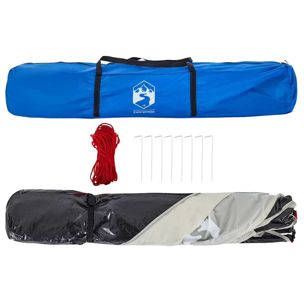 vidaXL Strandzelt 4 Personen Azurblau Quick Release Wasserdicht