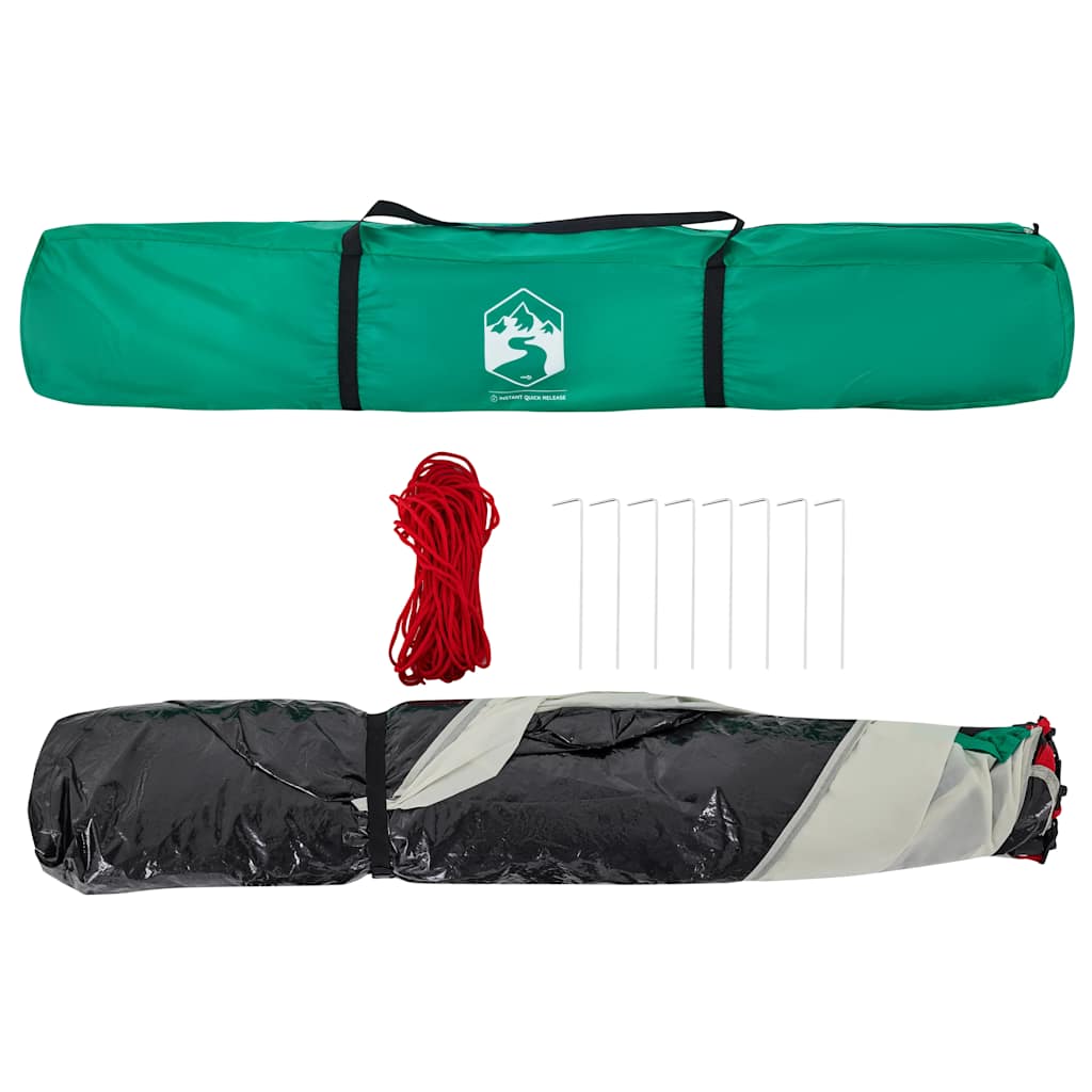 vidaXL Strandzelt 4 Personen Seegrün Quick Release Wasserdicht