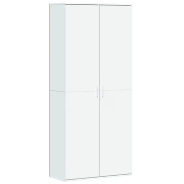 vidaXL Highboard Weiß 80x35x180 cm Holzwerkstoff