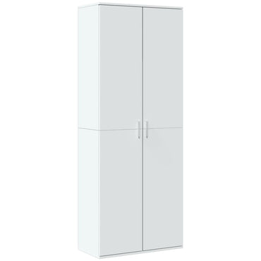 vidaXL Highboard Weiß 70x35x180 cm Holzwerkstoff