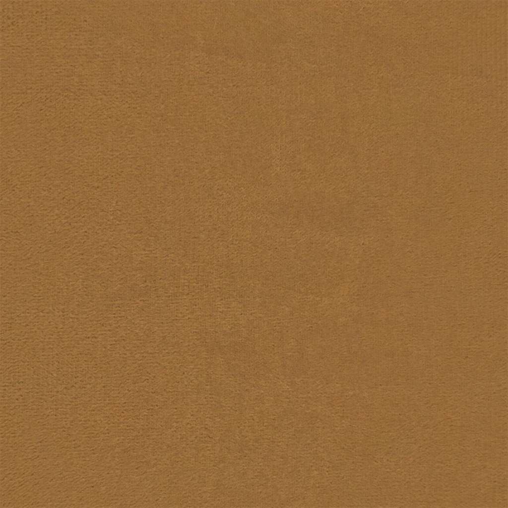 2-Sitzer-Sofa Braun 140 cm Samt