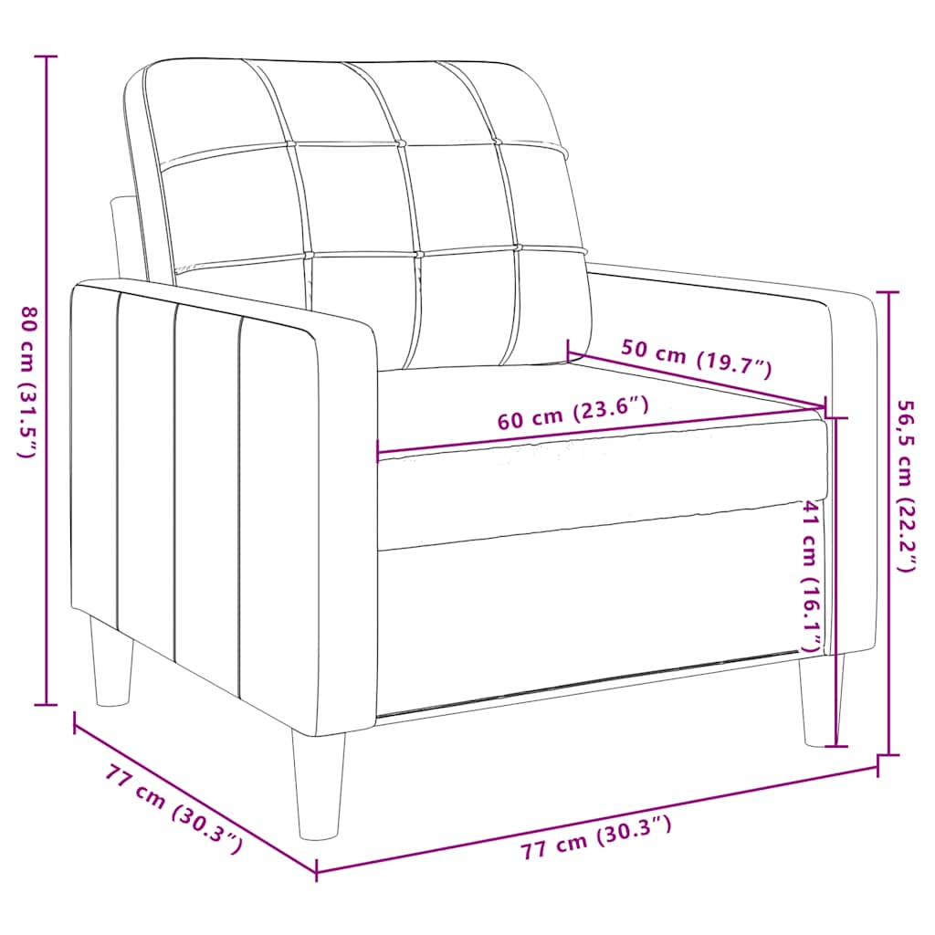 4-tlg. Sofagarnitur mit Kissen Gelb Samt