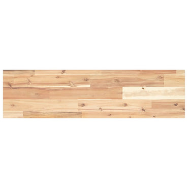 vidaXL Schweberegal 100x20x2 cm Massivholz Akazie Unbehandelt