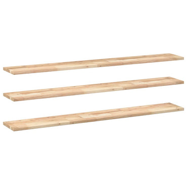 vidaXL Étagères flottantes 3 pcs 160x20x2 cm bois d'acacia massif brut