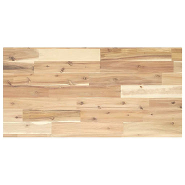 vidaXL Schweberegal 80x40x2 cm Massivholz Akazie Unbehandelt