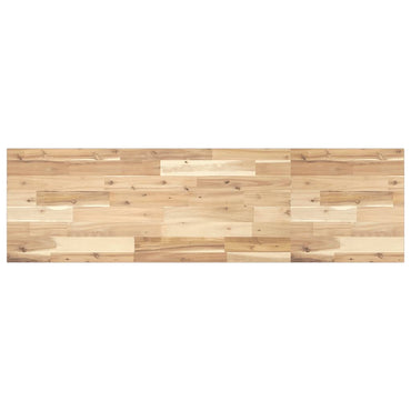 vidaXL Schweberegal 140x40x2 cm Massivholz Akazie Unbehandelt