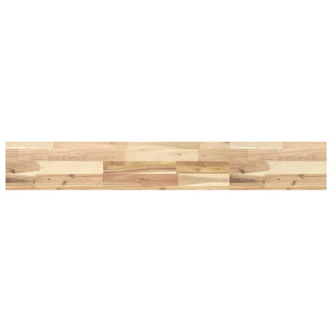 vidaXL Schweberegal 160x20x4 cm Massivholz Akazie Unbehandelt