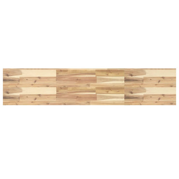 vidaXL Schweberegal 120x30x4 cm Massivholz Akazie Unbehandelt