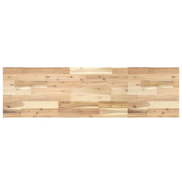vidaXL Schweberegal 120x40x4 cm Massivholz Akazie Unbehandelt