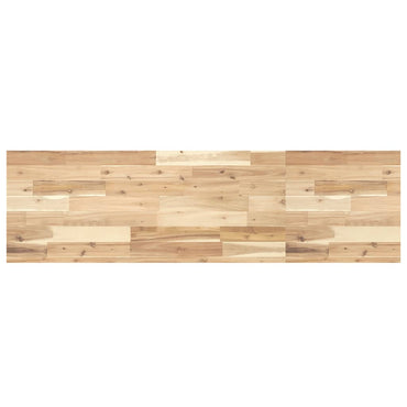 vidaXL Schweberegal 140x40x4 cm Massivholz Akazie Unbehandelt
