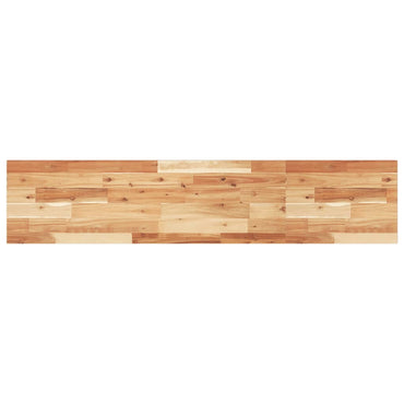 vidaXL Schweberegal 120x30x2 cm Massivholz Akazie Ölbehandelt