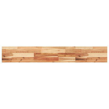 vidaXL Schweberegal 120x20x4 cm Massivholz Akazie Ölbehandelt