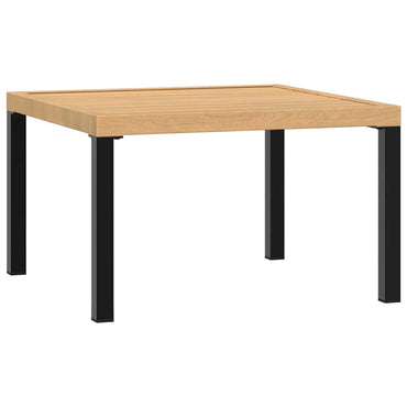 vidaXL Table basse de jardin noire 65x65x40 cm aluminium