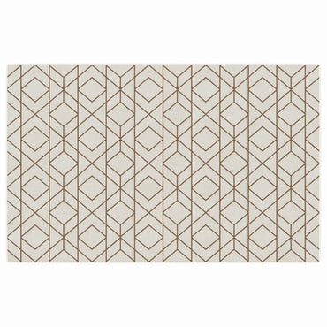 vidaXL Teppich Kurzflor Mehrfarbig 190x300 cm Rutschfest