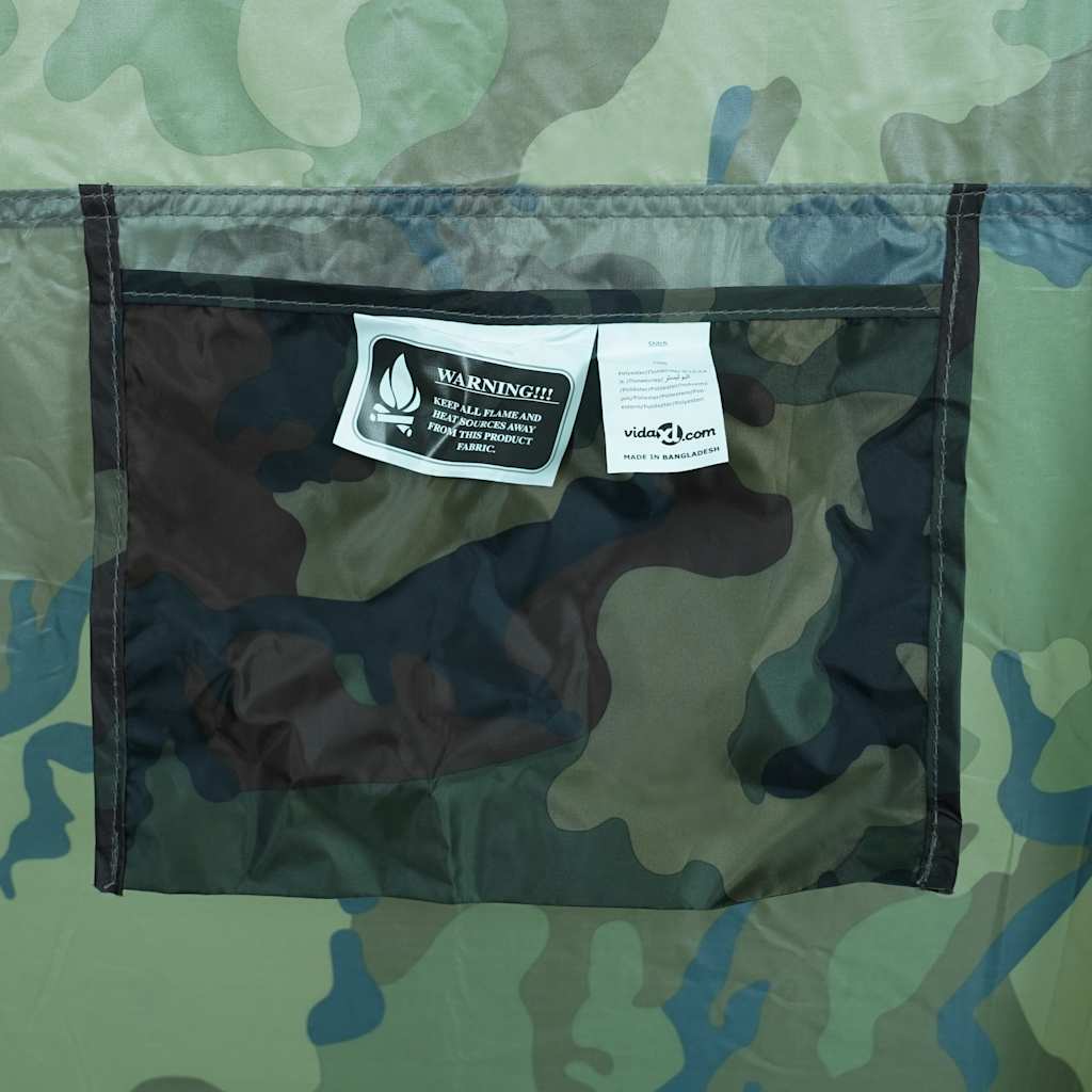 vidaXL Duschzelt Camouflage Wasserfest