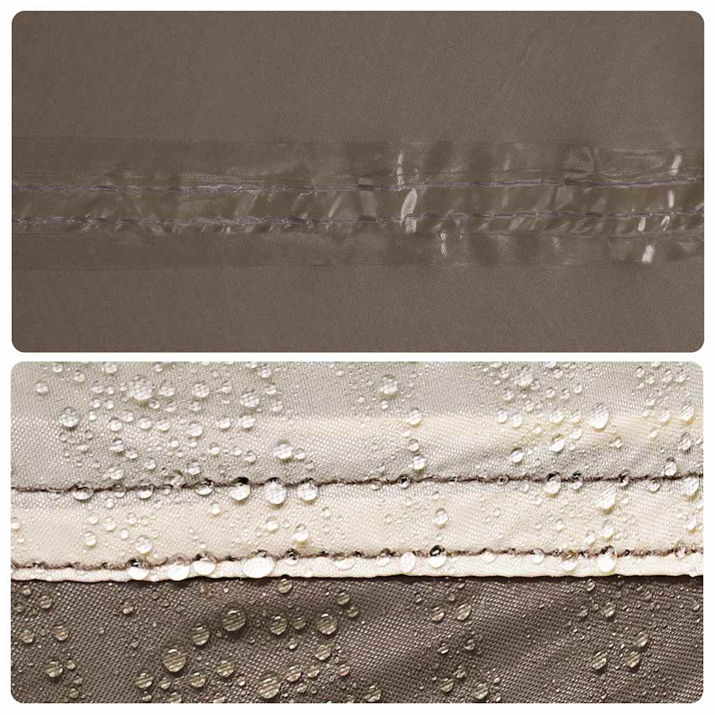vidaXL Tente de douche marron étanche