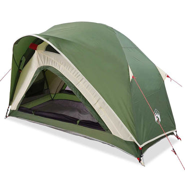 vidaXL Tente de camping 1 personne verte étanche