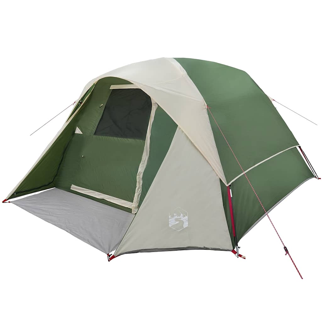 Tente familiale vidaXL 6 personnes verte imperméable
