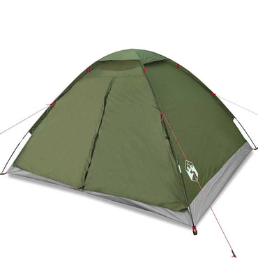 vidaXL Kuppel-Campingzelt 4 Personen Olivgrün Wasserdicht
