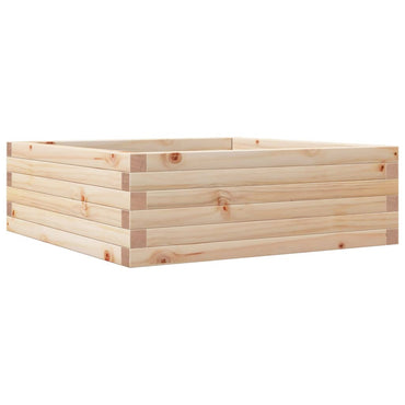 vidaXL Pflanzkübel 70x70x23 cm Massivholz Kiefer