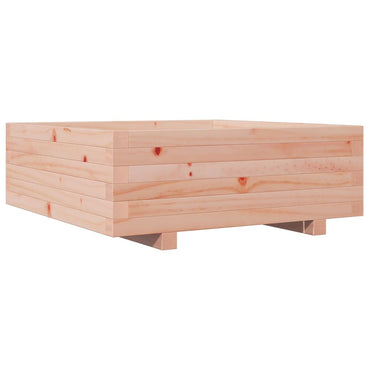 vidaXL Pflanzkübel 70x70x26,5 cm Massivholz Douglasie