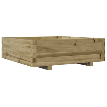 vidaXL Pflanzkübel 80x80x26,5 cm Kiefernholz Imprägniert